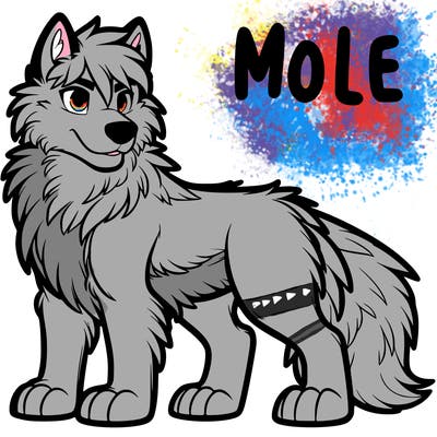 male furry wolf