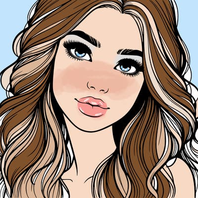 beautiful realistic girl