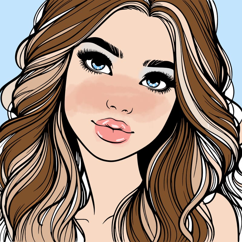 beautiful realistic girl