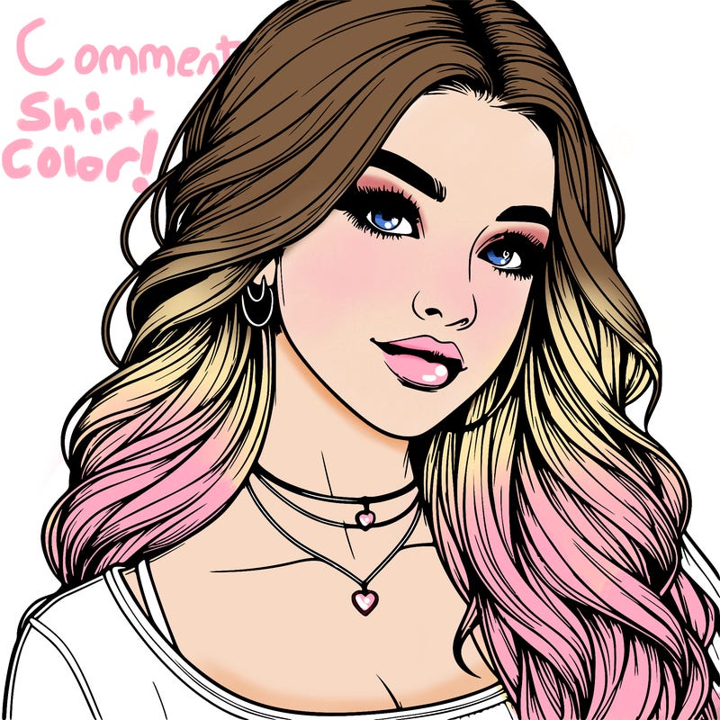 detailed realistic girl