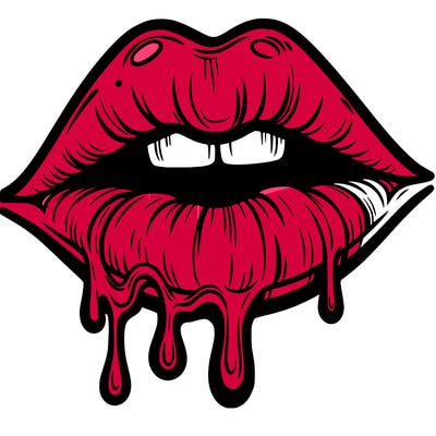 lips that look realistic and drip