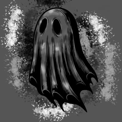 realistic creepy ghost