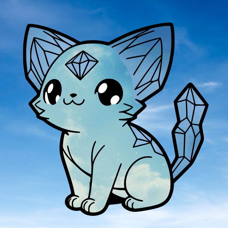 crystal kitten