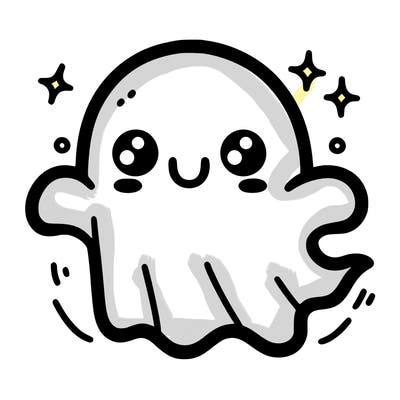 a cute ghost!
