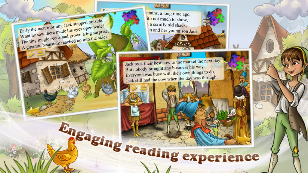 Jack and the Beanstalk Book - Engaging interactive reading experience with Jack and the Beanstalk storybook