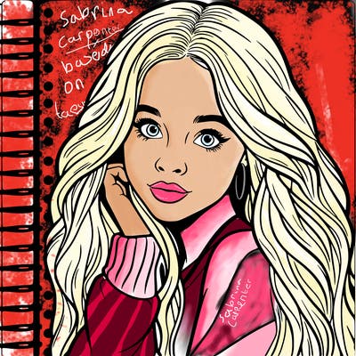 sabrina carpenter notebook