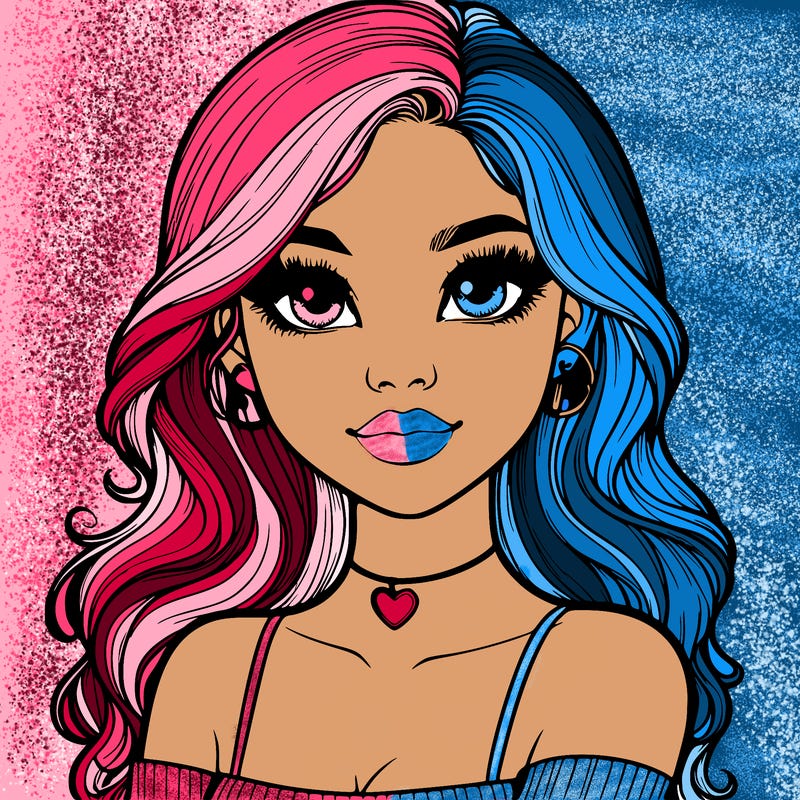 realistic pretty girl