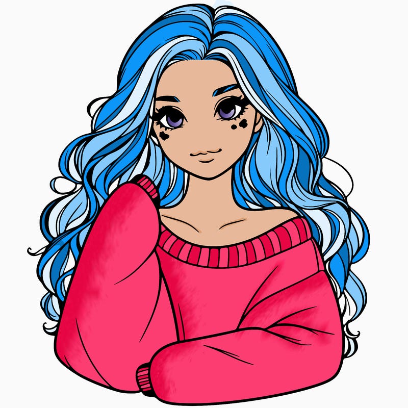 a beautiful girl in a big sweatshirt