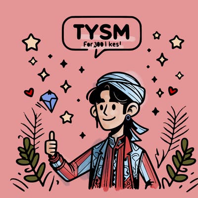 tysm for 3,000 likes!