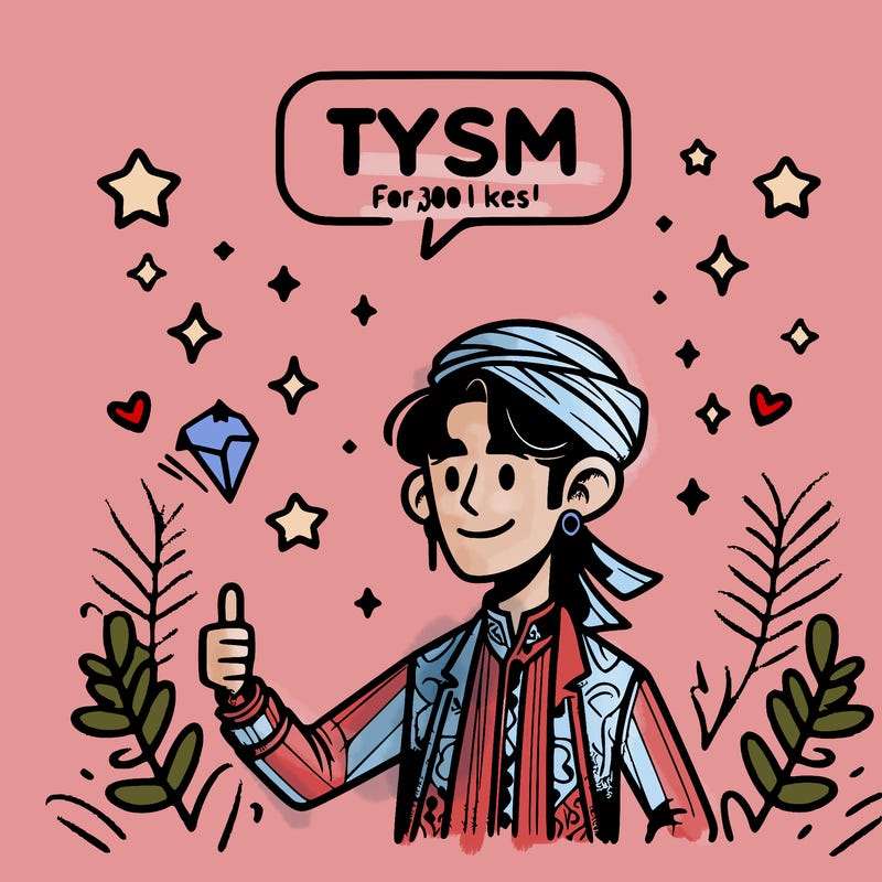 tysm for 3,000 likes!