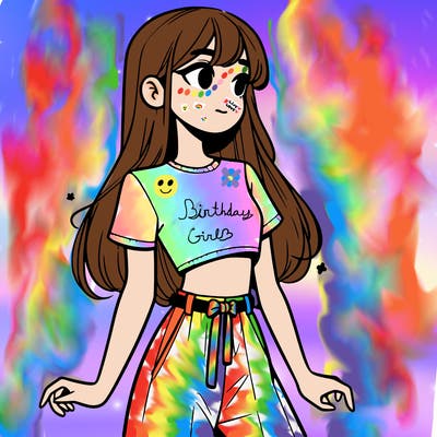 girl in a cute crop top