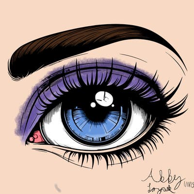 realistic eye