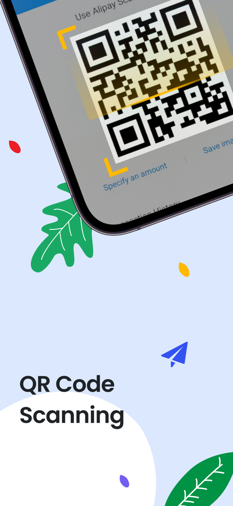 Interface of the QR code scanning feature in the Dual App utility.