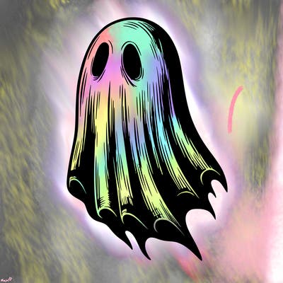 realistic creepy ghost