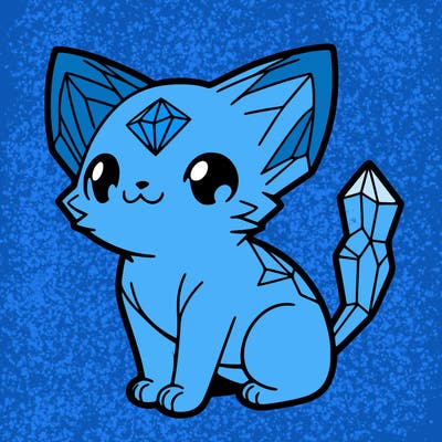crystal kitten