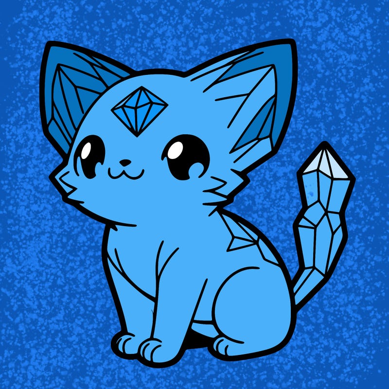 crystal kitten