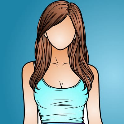 girl in tanktop realistic