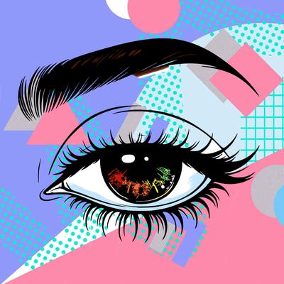 eye closed realistic