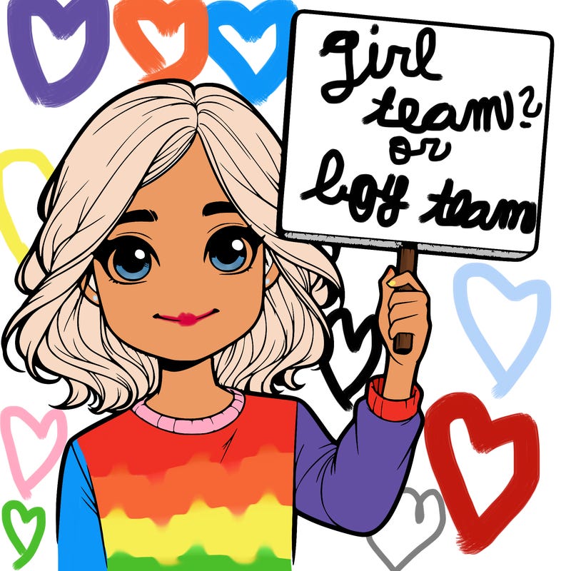 realistic girl holding up a sign