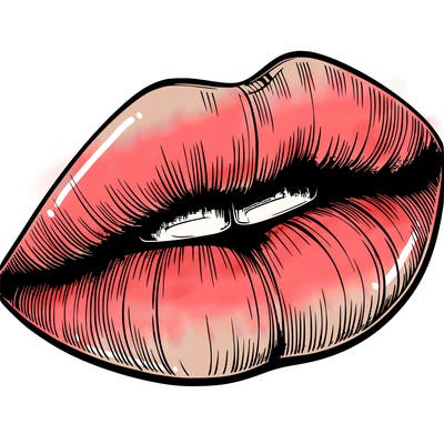 realistic lips