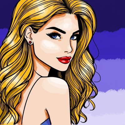 beautiful female fashion model