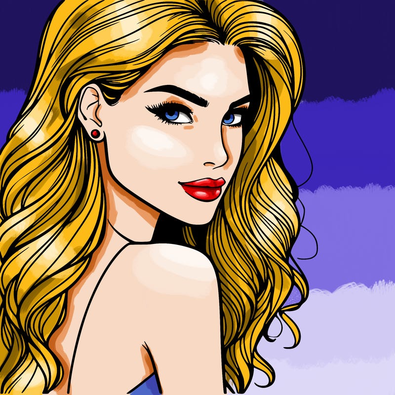 beautiful female fashion model