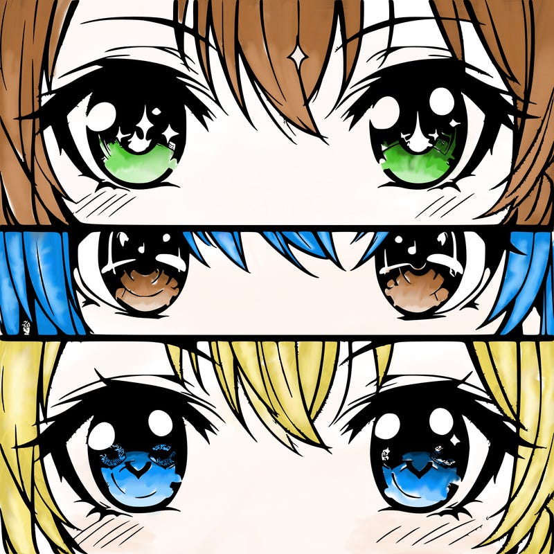 anime eyes