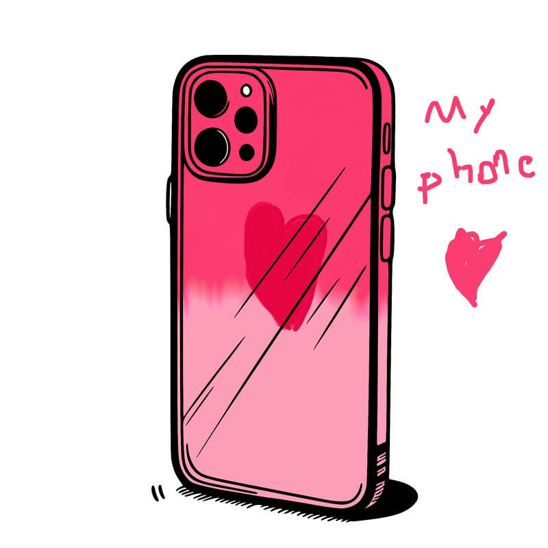 a plain phone case