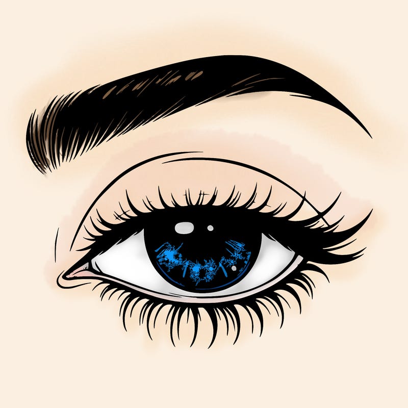 eye closed realistic