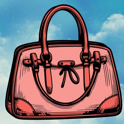 realistic handbag