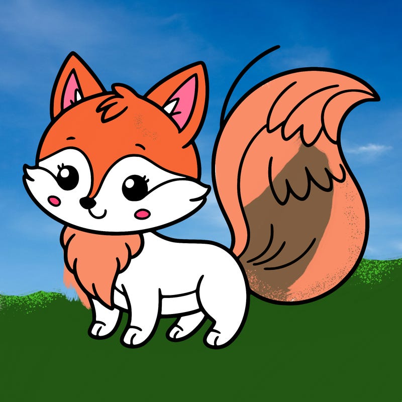 fox with two tails