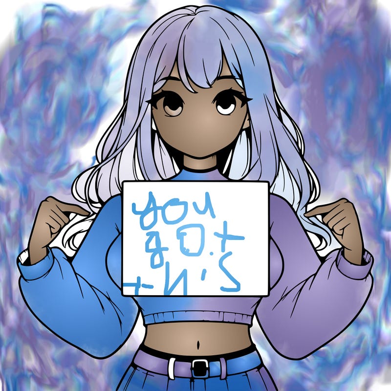 girl holding a blank sign in a long sleeve crop top