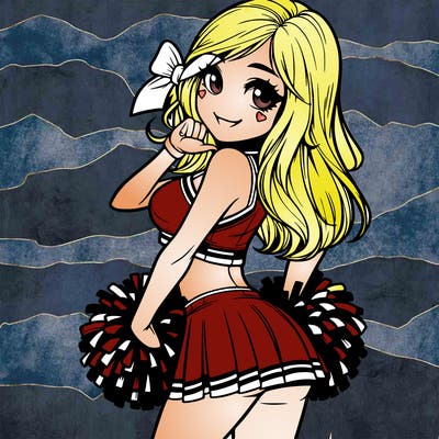 realistic cheerleader