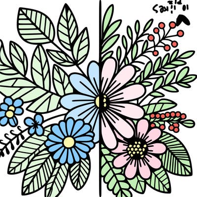 flowers split