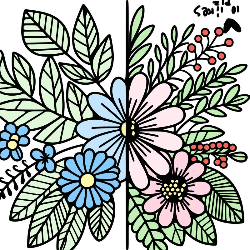 flowers split
