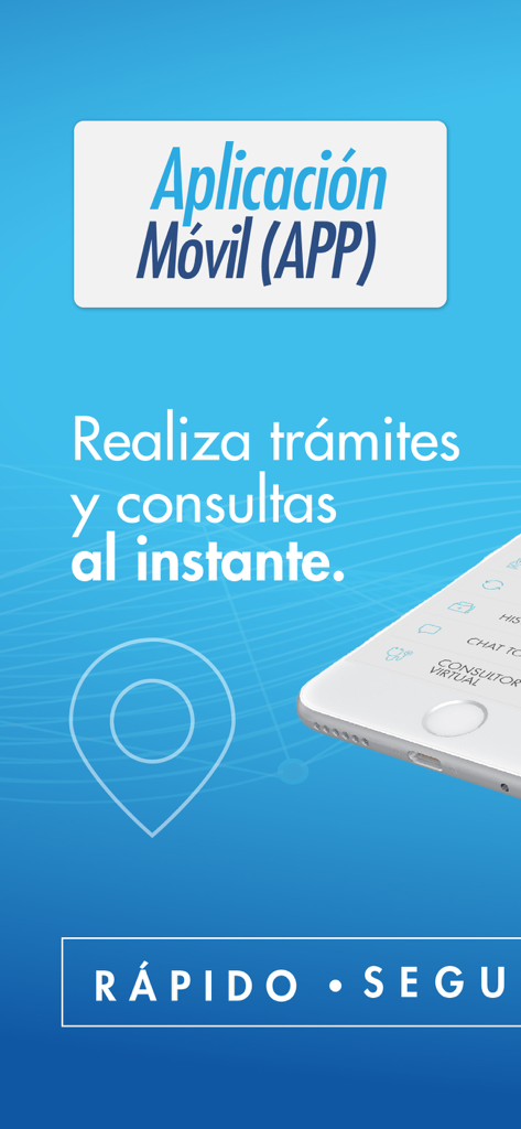 Tela promocional do aplicativo móvel Salud Total EPS-S com texto sobre consultas médicas instantâneas