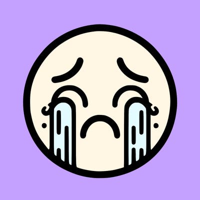 crying emoji face