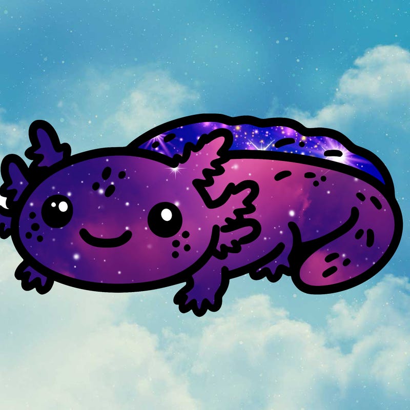 a cute axolotl