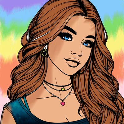 detailed realistic girl