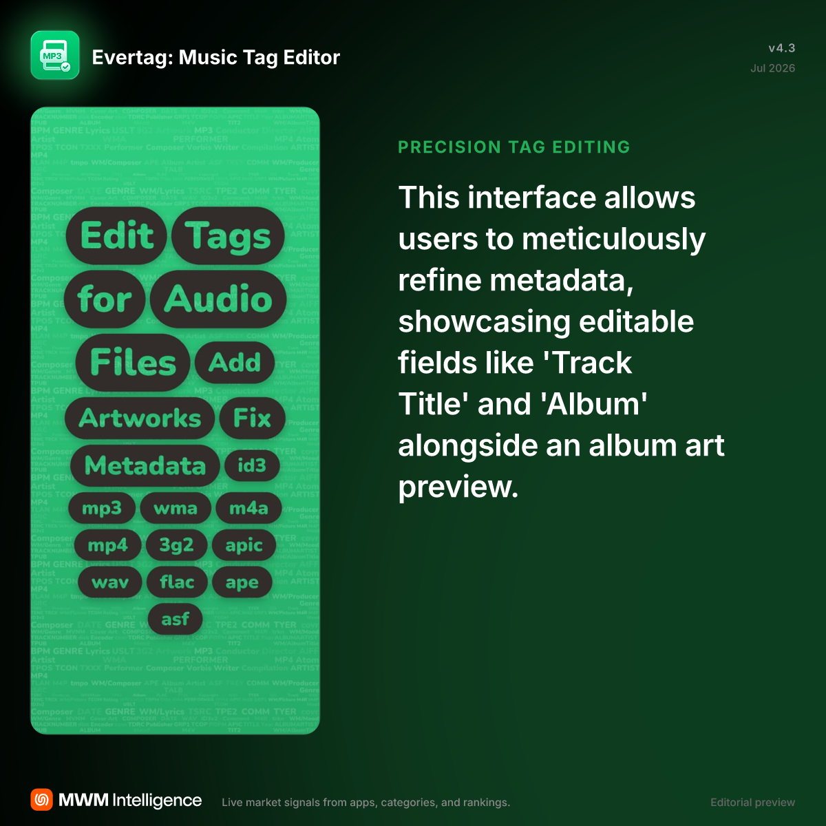 Evertag: Music Tag Editor - Music App | MWM
