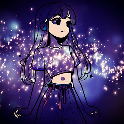 girl in a cute crop top