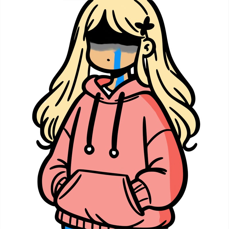 girl in sweatshirt