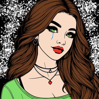 detailed realistic girl