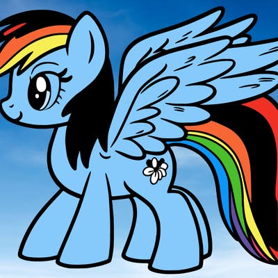 rainbow dash my little pony friendship is magic
