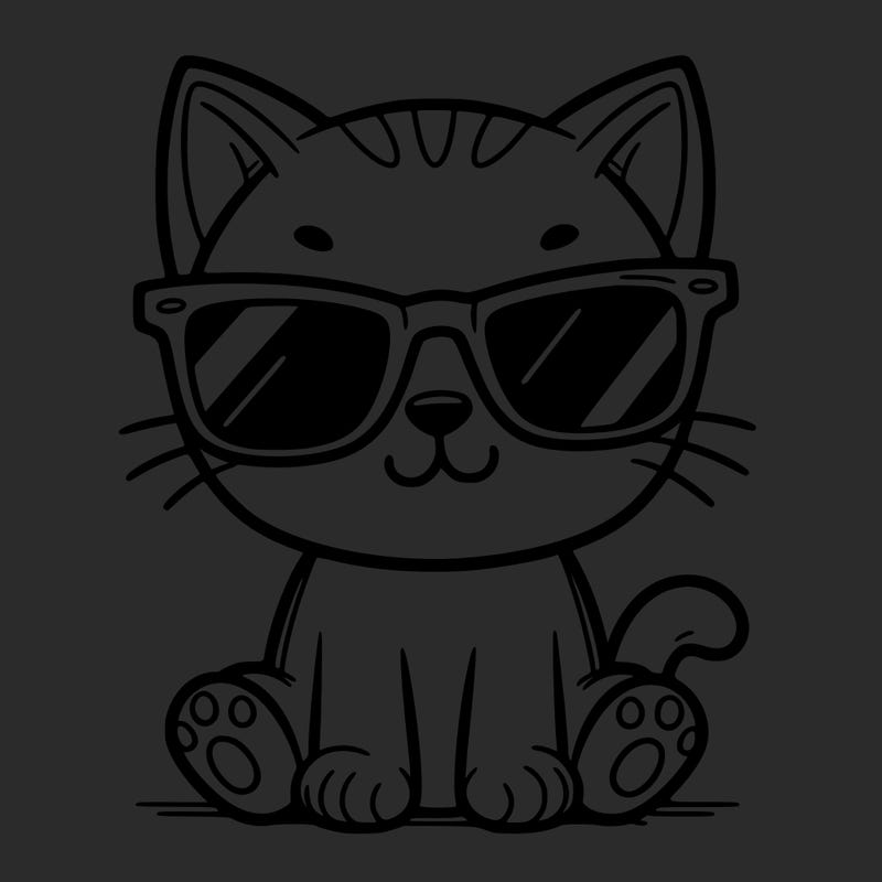 cat with sunglasses