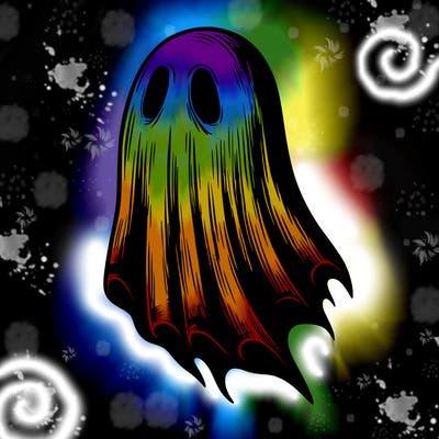 realistic creepy ghost