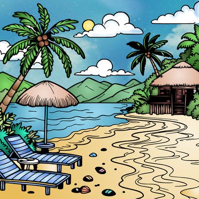 caribbean beach