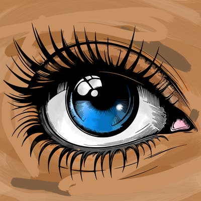 realistic eye