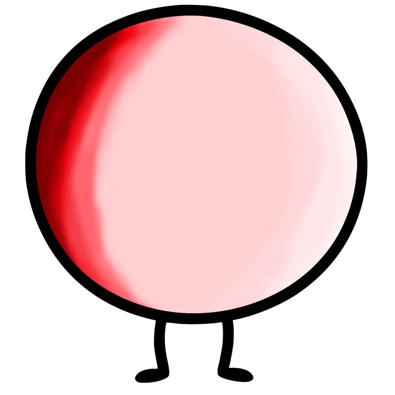 a plain circle with nothing else