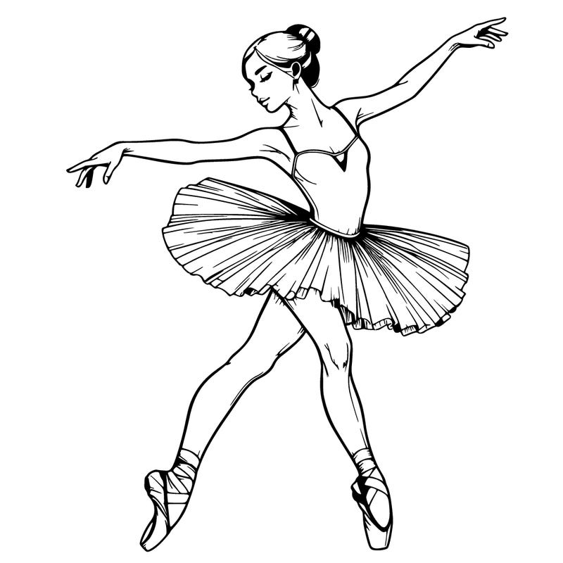 realistic ballerina